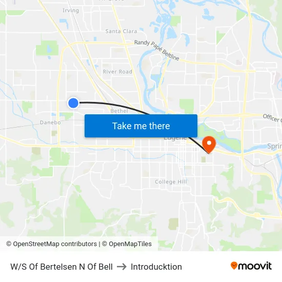 W/S Of Bertelsen N Of Bell to Introducktion map