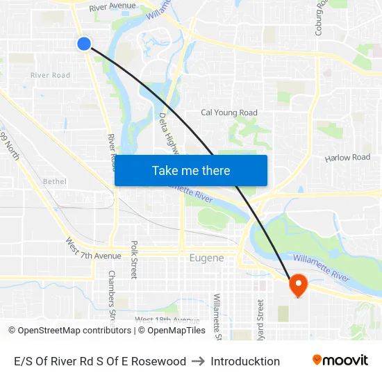 E/S Of River Rd S Of E Rosewood to Introducktion map