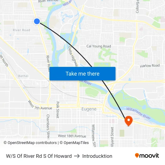 W/S Of River Rd S Of Howard to Introducktion map