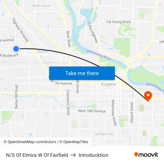 N/S Of Elmira W Of Fairfield to Introducktion map