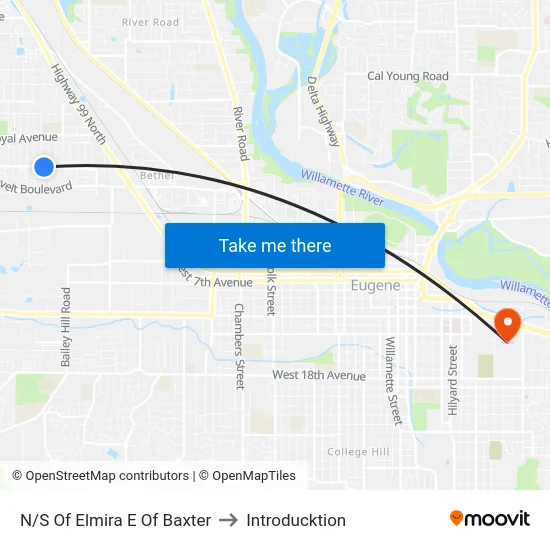 N/S Of Elmira E Of Baxter to Introducktion map