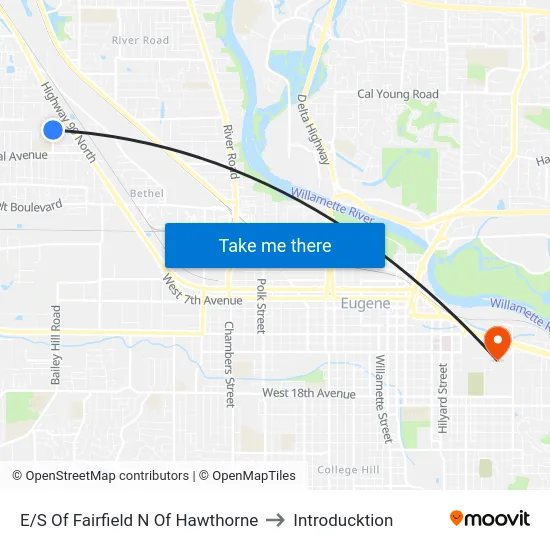 E/S Of Fairfield N Of Hawthorne to Introducktion map