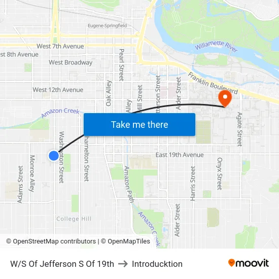 W/S Of Jefferson S Of 19th to Introducktion map