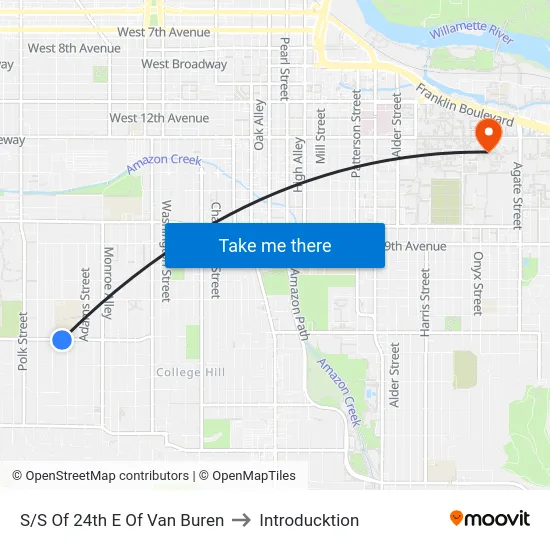 S/S Of 24th E Of Van Buren to Introducktion map