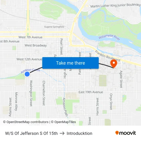 W/S Of Jefferson S Of 15th to Introducktion map