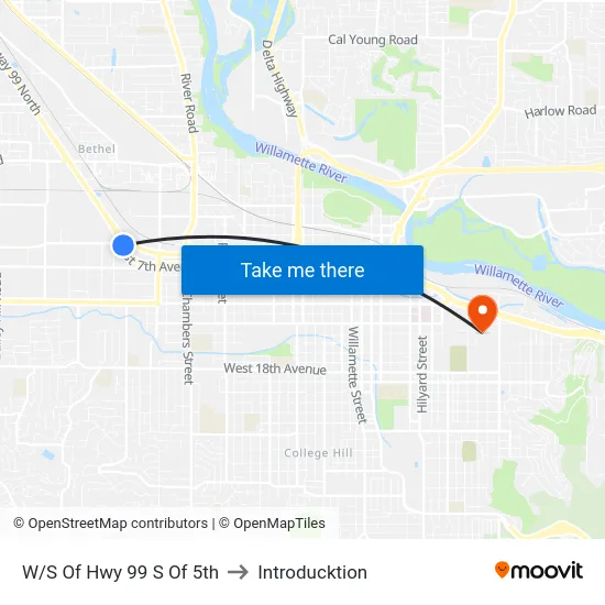 W/S Of Hwy 99 S Of 5th to Introducktion map