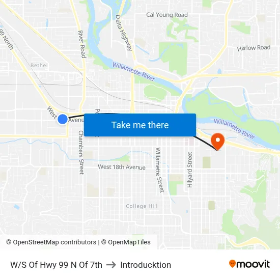 W/S Of Hwy 99 N Of 7th to Introducktion map