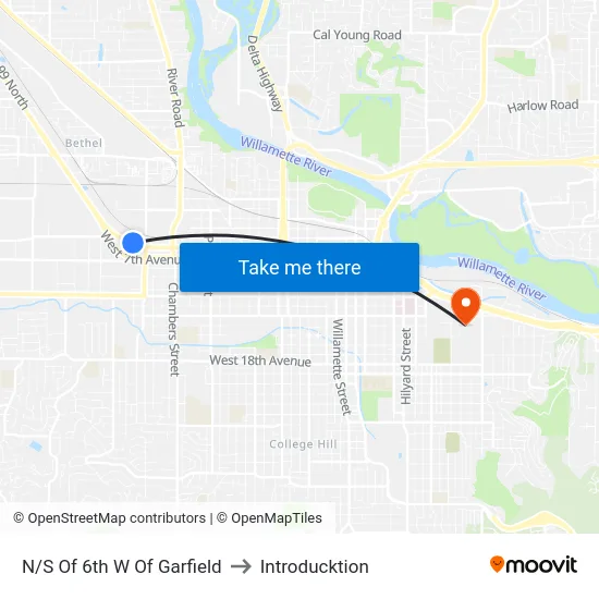 N/S Of 6th W Of Garfield to Introducktion map