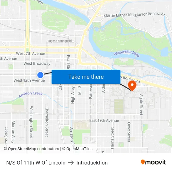 N/S Of 11th W Of Lincoln to Introducktion map
