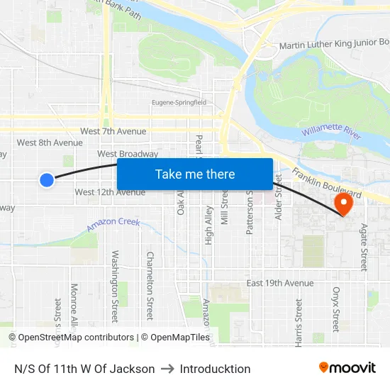 N/S Of 11th W Of Jackson to Introducktion map