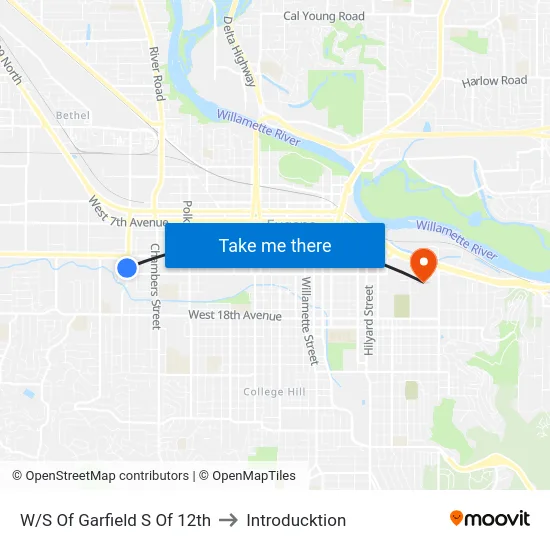 W/S Of Garfield S Of 12th to Introducktion map