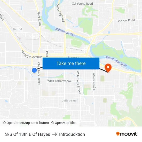 S/S Of 13th E Of Hayes to Introducktion map