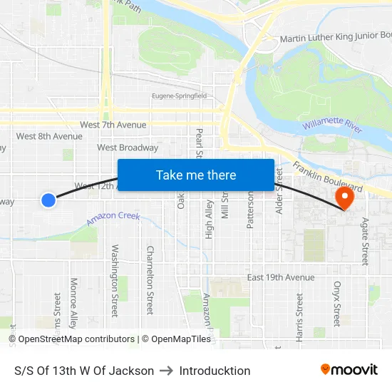 S/S Of 13th W Of Jackson to Introducktion map