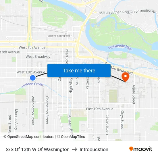 S/S Of 13th W Of Washington to Introducktion map