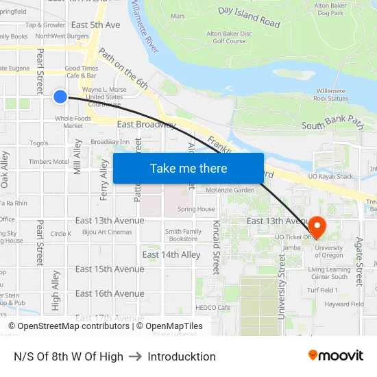 N/S Of 8th W Of High to Introducktion map