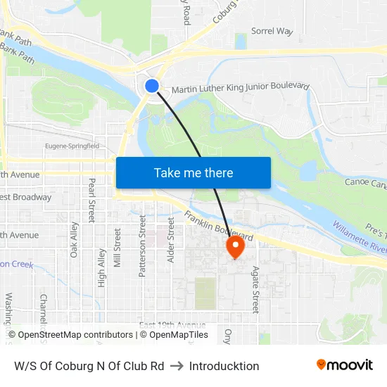 W/S Of Coburg N Of Club Rd to Introducktion map