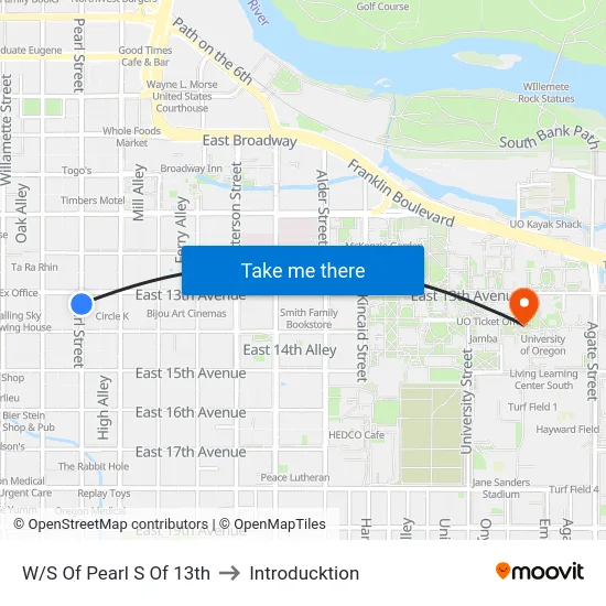 W/S Of Pearl S Of 13th to Introducktion map