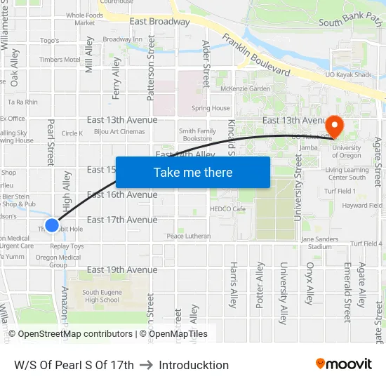 W/S Of Pearl S Of 17th to Introducktion map