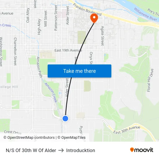 N/S Of 30th W Of Alder to Introducktion map