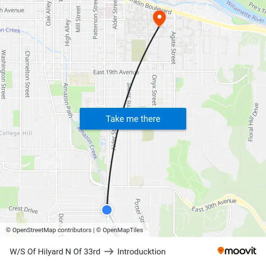 W/S Of Hilyard N Of 33rd to Introducktion map