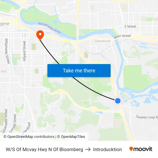 W/S Of Mcvay Hwy N Of Bloomberg to Introducktion map