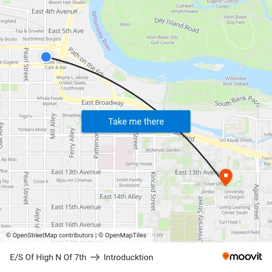 E/S Of High N Of 7th to Introducktion map