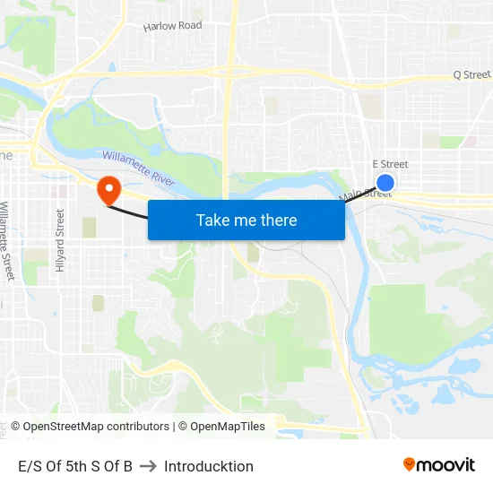 E/S Of 5th S Of B to Introducktion map