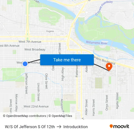 W/S Of Jefferson S Of 12th to Introducktion map