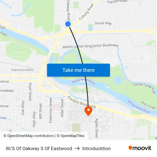 W/S Of Oakway S Of Eastwood to Introducktion map