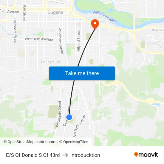 E/S Of Donald S Of 43rd to Introducktion map