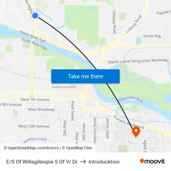 E/S Of Willagillespie S Of Vr Dr to Introducktion map