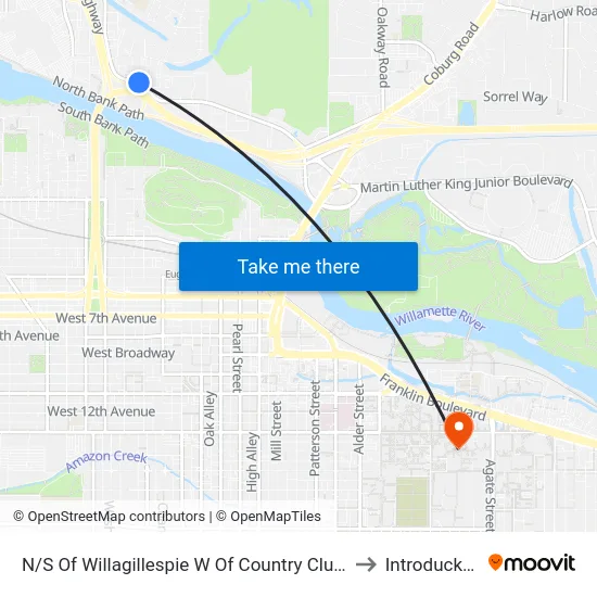 N/S Of Willagillespie W Of Country Club (Oml) to Introducktion map