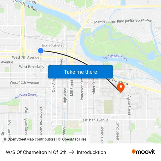 W/S Of Charnelton N Of 6th to Introducktion map