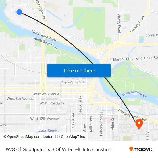 W/S Of Goodpstre Is S Of Vr Dr to Introducktion map