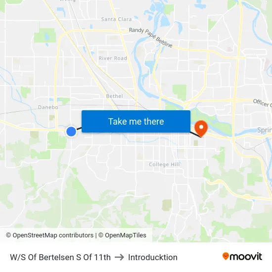 W/S Of Bertelsen S Of 11th to Introducktion map