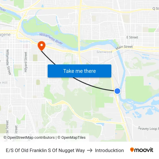 E/S Of Old Franklin S Of Nugget Way to Introducktion map