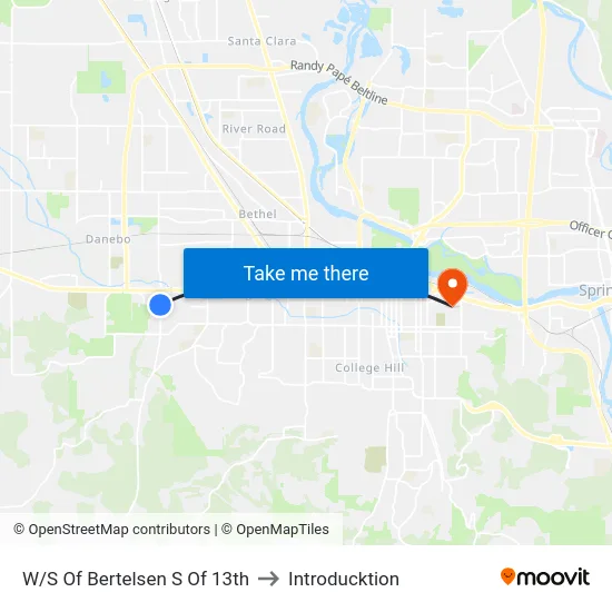 W/S Of Bertelsen S Of 13th to Introducktion map
