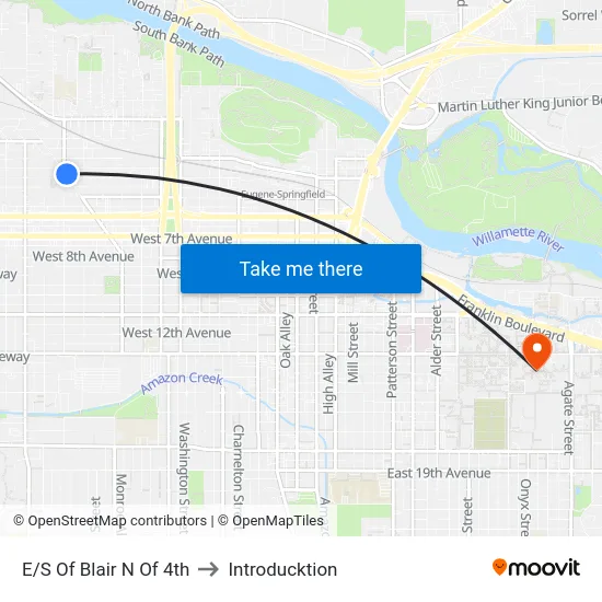 E/S Of Blair N Of 4th to Introducktion map