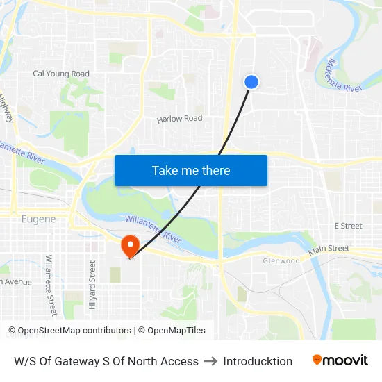 W/S Of Gateway S Of North Access to Introducktion map