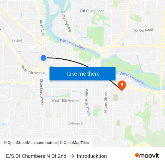 E/S Of Chambers N Of 2nd to Introducktion map