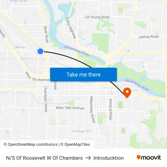 N/S Of Roosevelt W Of Chambers to Introducktion map