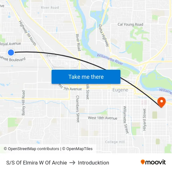 S/S Of Elmira W Of Archie to Introducktion map