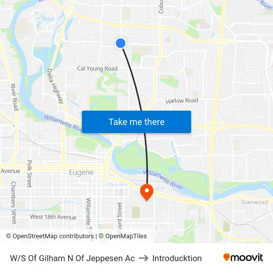 W/S Of Gilham N Of Jeppesen Ac to Introducktion map