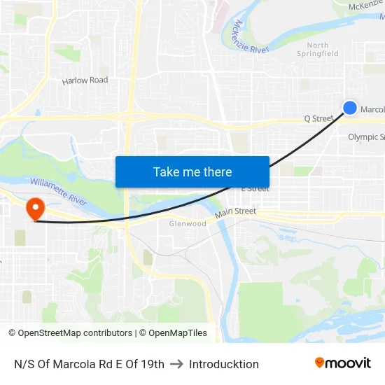 N/S Of Marcola Rd E Of 19th to Introducktion map