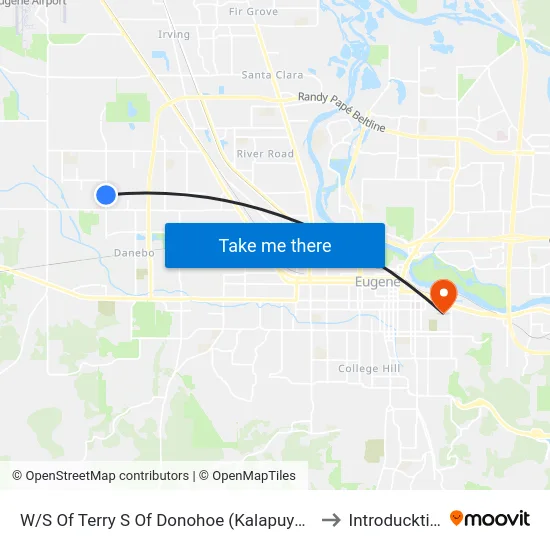 W/S Of Terry S Of Donohoe (Kalapuya Hs) to Introducktion map