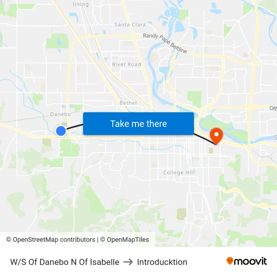 W/S Of Danebo N Of Isabelle to Introducktion map