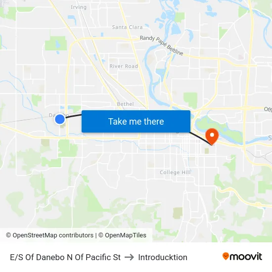 E/S Of Danebo N Of Pacific St to Introducktion map
