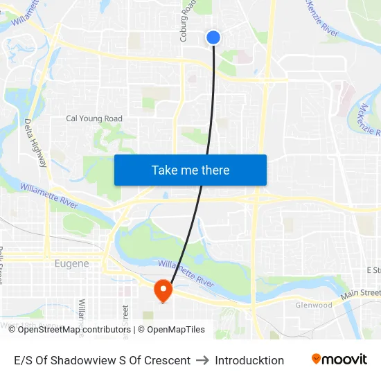 E/S Of Shadowview S Of Crescent to Introducktion map