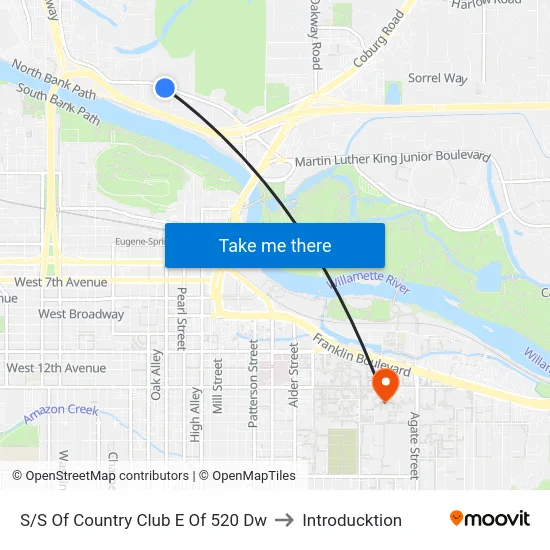 S/S Of Country Club E Of 520 Dw to Introducktion map