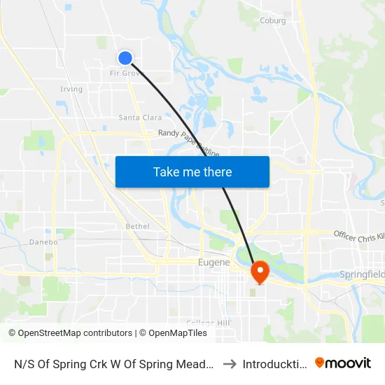 N/S Of Spring Crk W Of Spring Meadows to Introducktion map